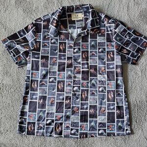 Fashion Brand Company Cute Fish Satin Shirt - unisex Small, NWOT